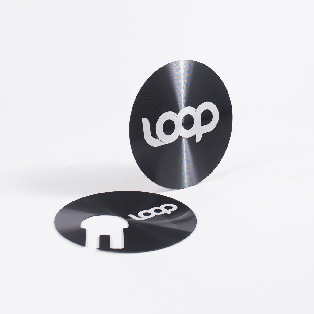 LOGO LOOP K1 ROJO/NEGRO